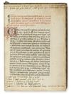 BARTHOLOMAEUS DE CHAIMIS. Confessionale sive Interrogatorium. 1474